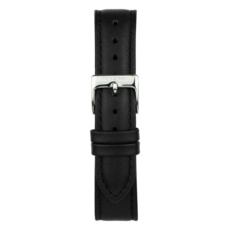 Nordgreen | Native Silver 40mm white dial black leather | NR40SILEBLXX