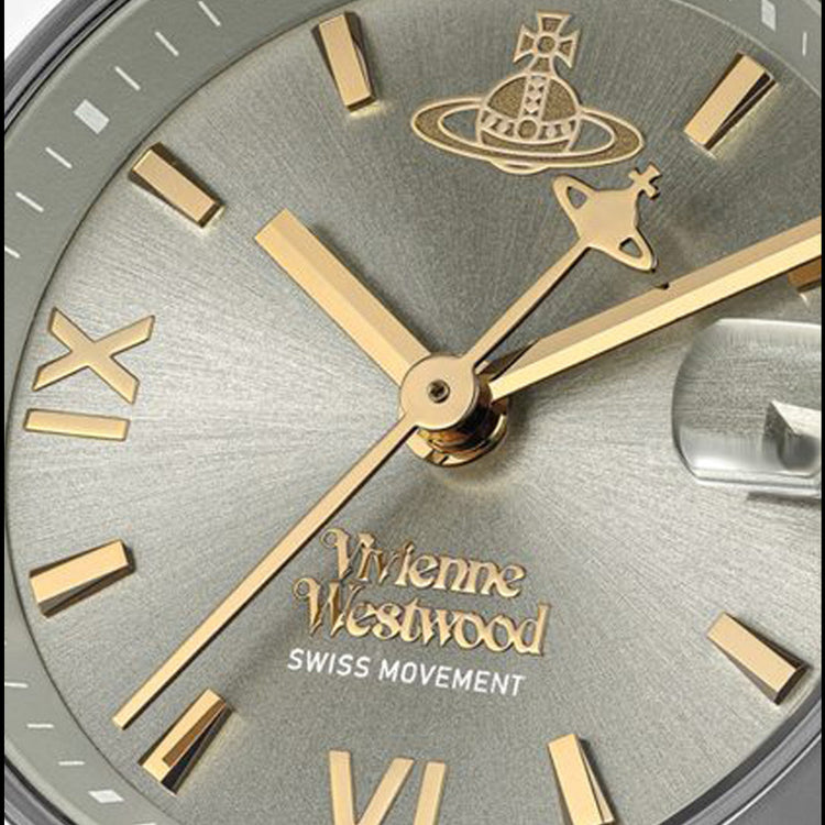 Vivienne Westwood | Fenchurch silver grey 28 mm dial two tone | VV292GYSG