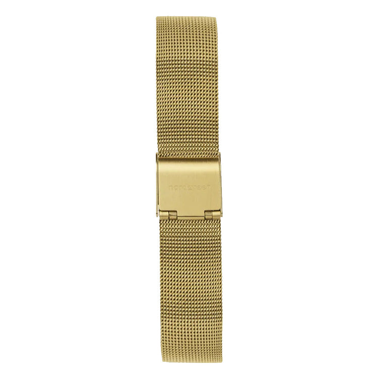 Nordgreen | Native gold 36mm white dial gold mesh | NR36GOMEGOXX