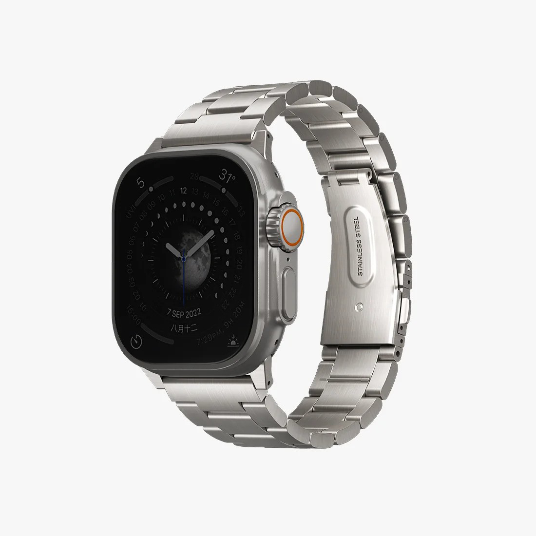Uniq | Osta silver stainless steel watch band - Apple Series | OSTASIL