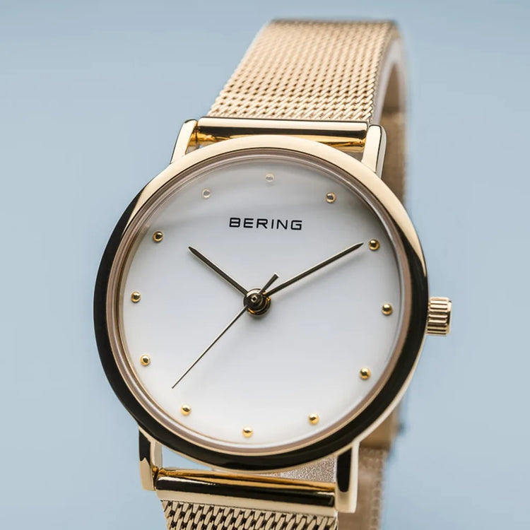 Bering | Classic 26mm Gold Milanese Strap | 13426-334