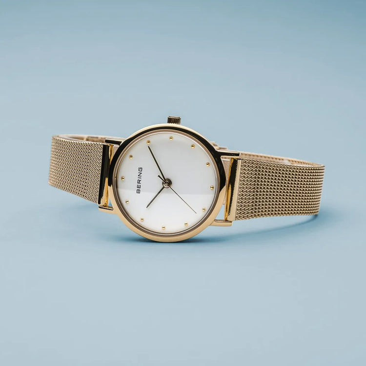 Bering | Classic 26mm Gold Milanese Strap | 13426-334