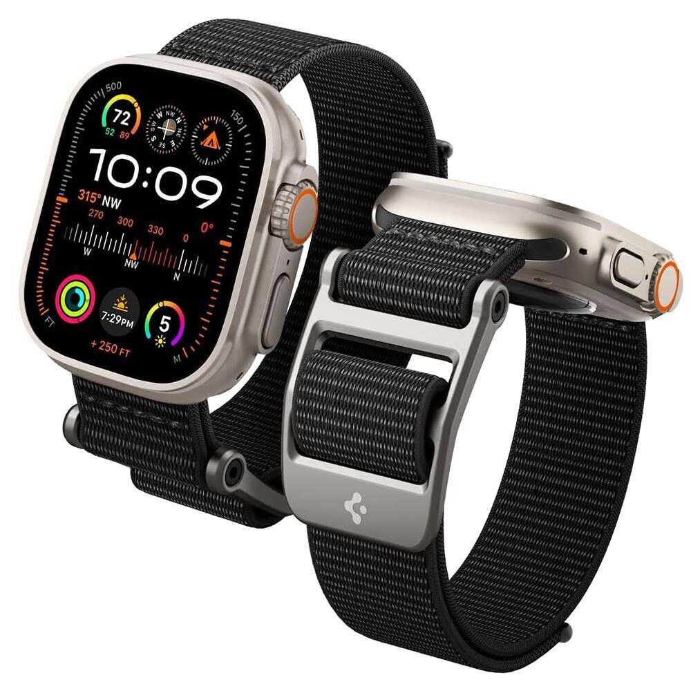 Spigen | DuraPro Flex black watch band - Apple Series | AMP02465