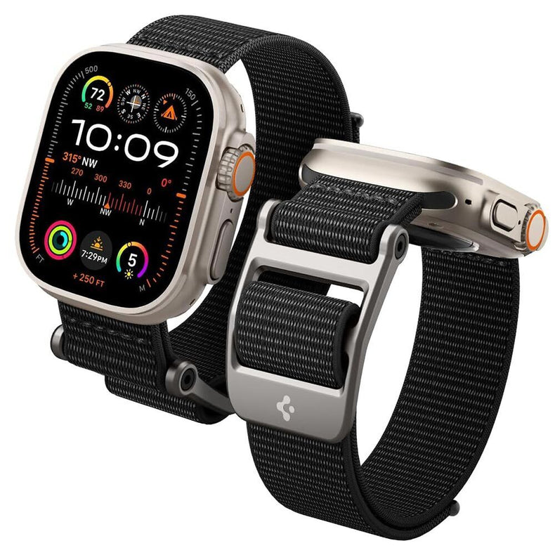 Spigen | DuraPro Flex black watch band - Apple Series | AMP02465