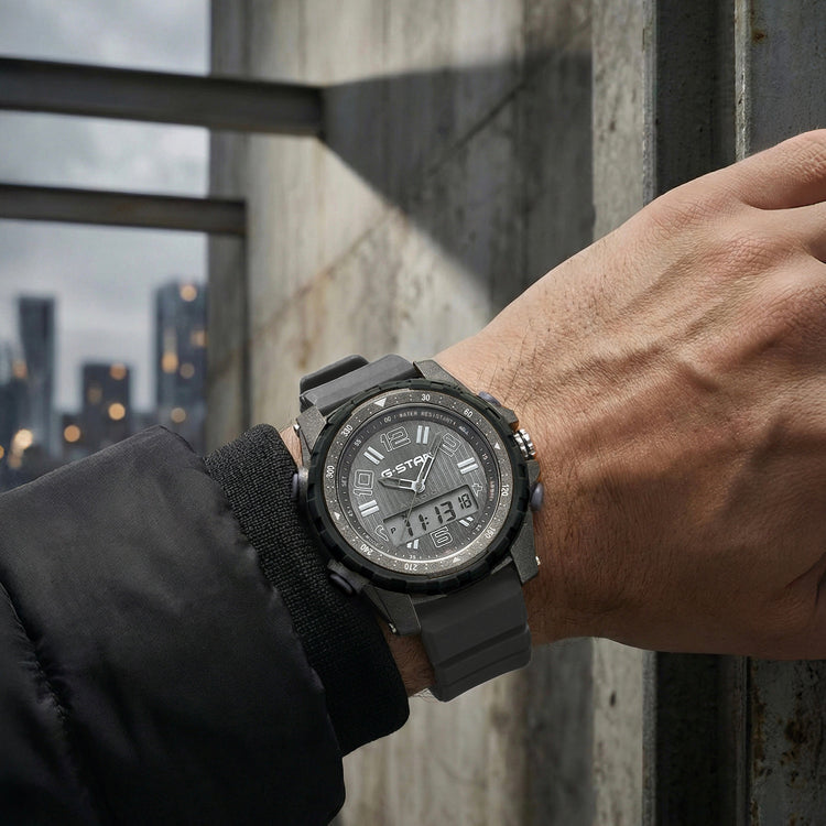G-STAR | Ops1 Bold analog-digital grey 48 dial  | GSW.502.01