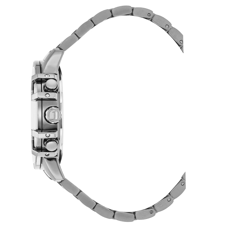 G-STAR | Bend3D Multifunction gunmetal 44mm silver dial link band | GSW.505.06
