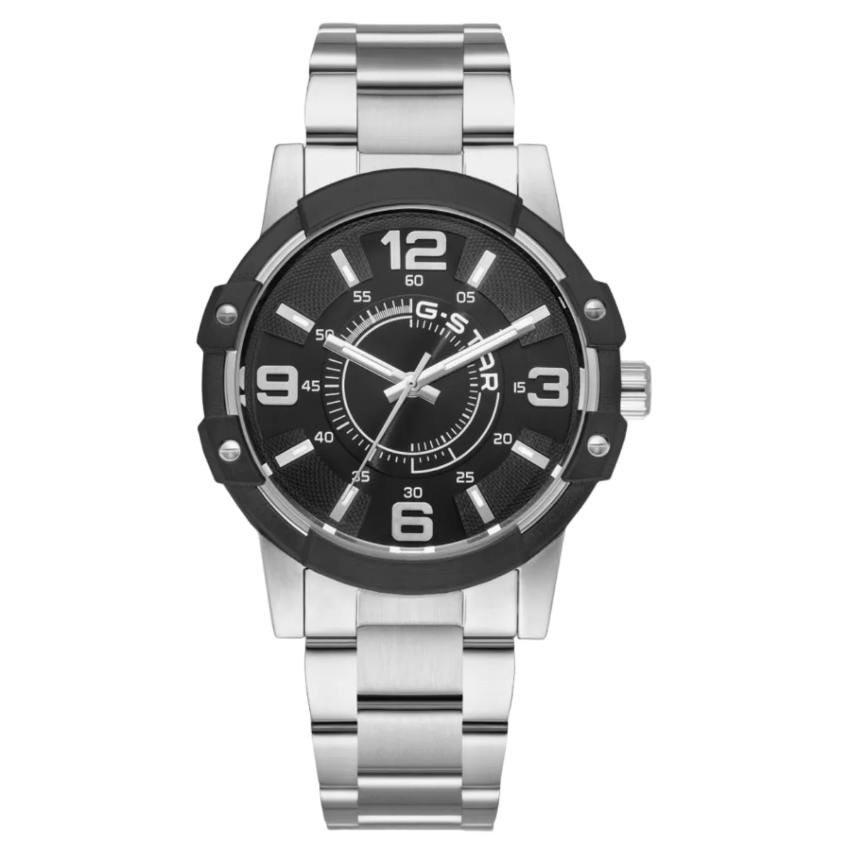 G-STAR | Constructed Bold silver with black 43mm dial | GSW.506.06