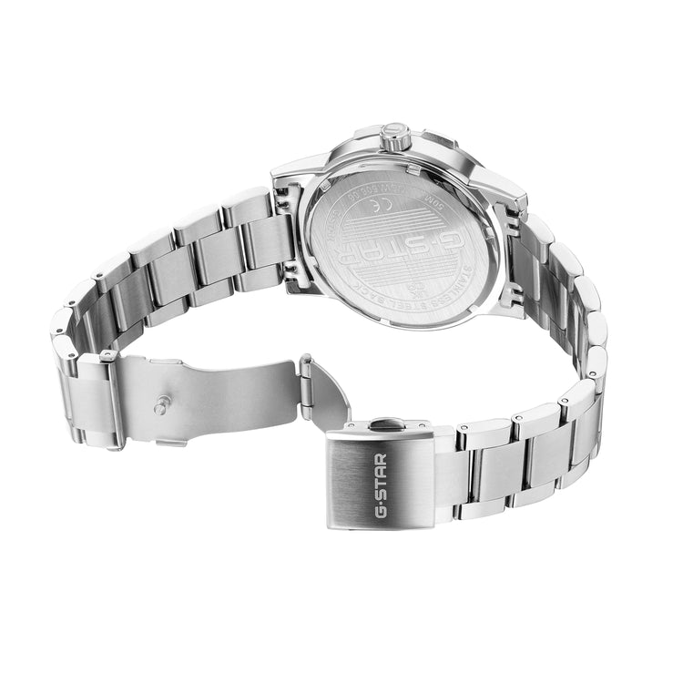 G-STAR | Constructed Bold silver with black 43mm dial | GSW.506.06