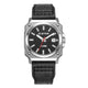 A G-STAR CUBE watch with a silver-tone octagonal case, black dial, and black leather strap, shown against a plain white background.