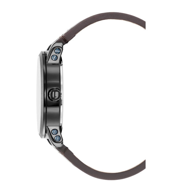 G-STAR | Rovic Multifunction blue 42 mm dial brown leather | GSW.509.04