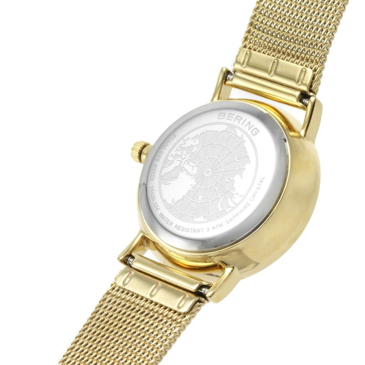 Bering | Classic 26mm Gold Milanese Strap | 13426-334