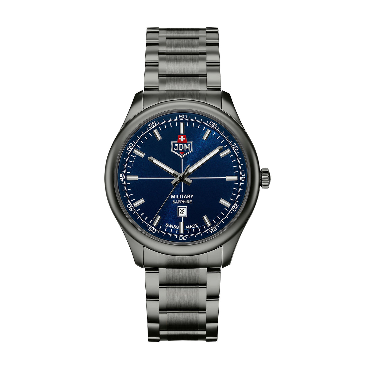 JDM Military | Alpha mission gun metal grey 42mm dial | JDM-WG010-03