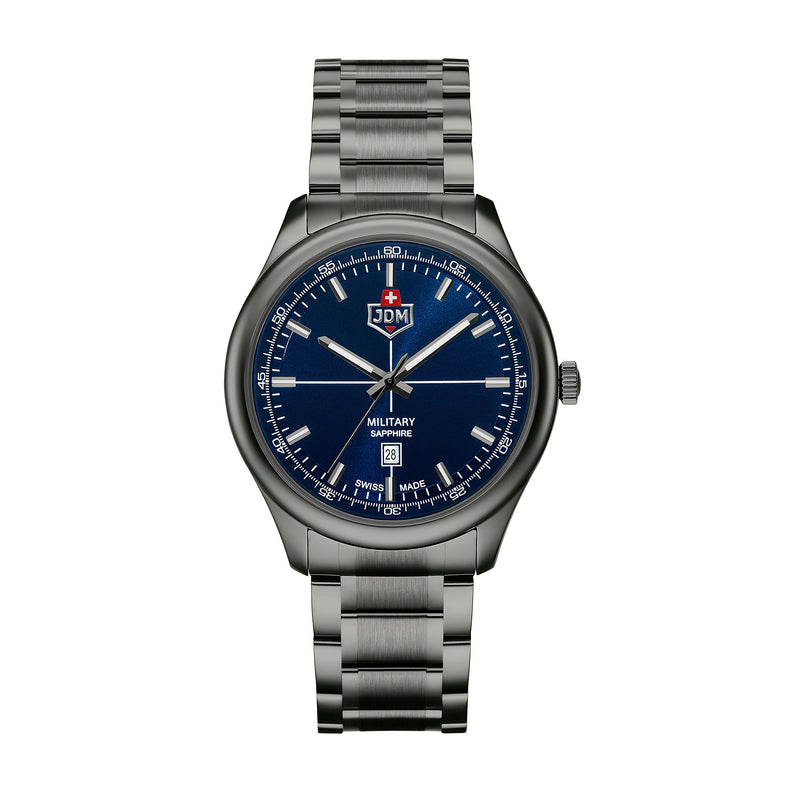 JDM Military | Alpha mission gun metal grey 42mm dial | JDM-WG010-03