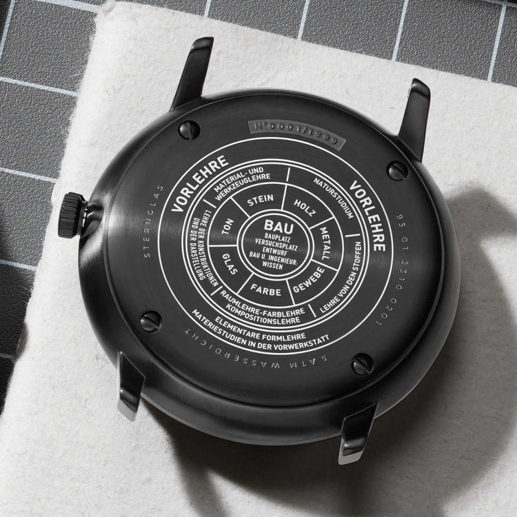 Sternglas | Naos Limited edition Bauhaus III 38mm dial metal band | S01-NAB15-CA01