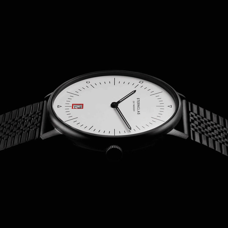 Sternglas | Naos Limited edition Bauhaus III 38mm dial metal band | S01-NAB15-CA01
