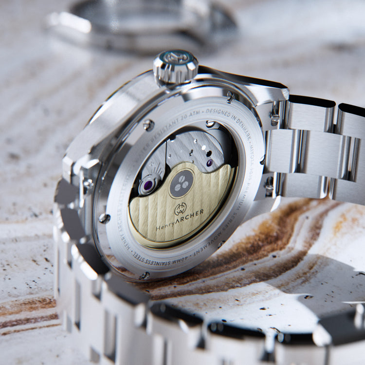 Henry Archer | Vesterhav - Optic White - 40mm dial | HAC-VES-OPW-3LI
