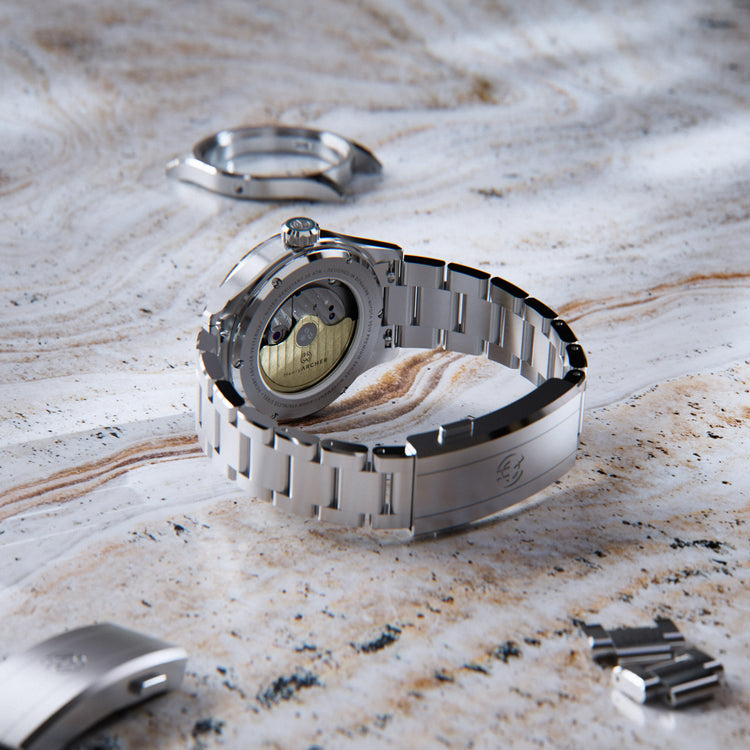 Henry Archer | Vesterhav - Optic White - 40mm dial | HAC-VES-OPW-3LI