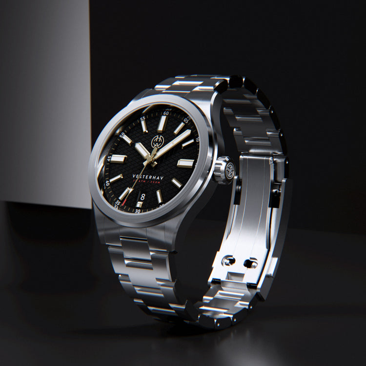 Henry Archer | Vesterhav - Raven - 40mm dial | HAC-VES-RVN-3LI