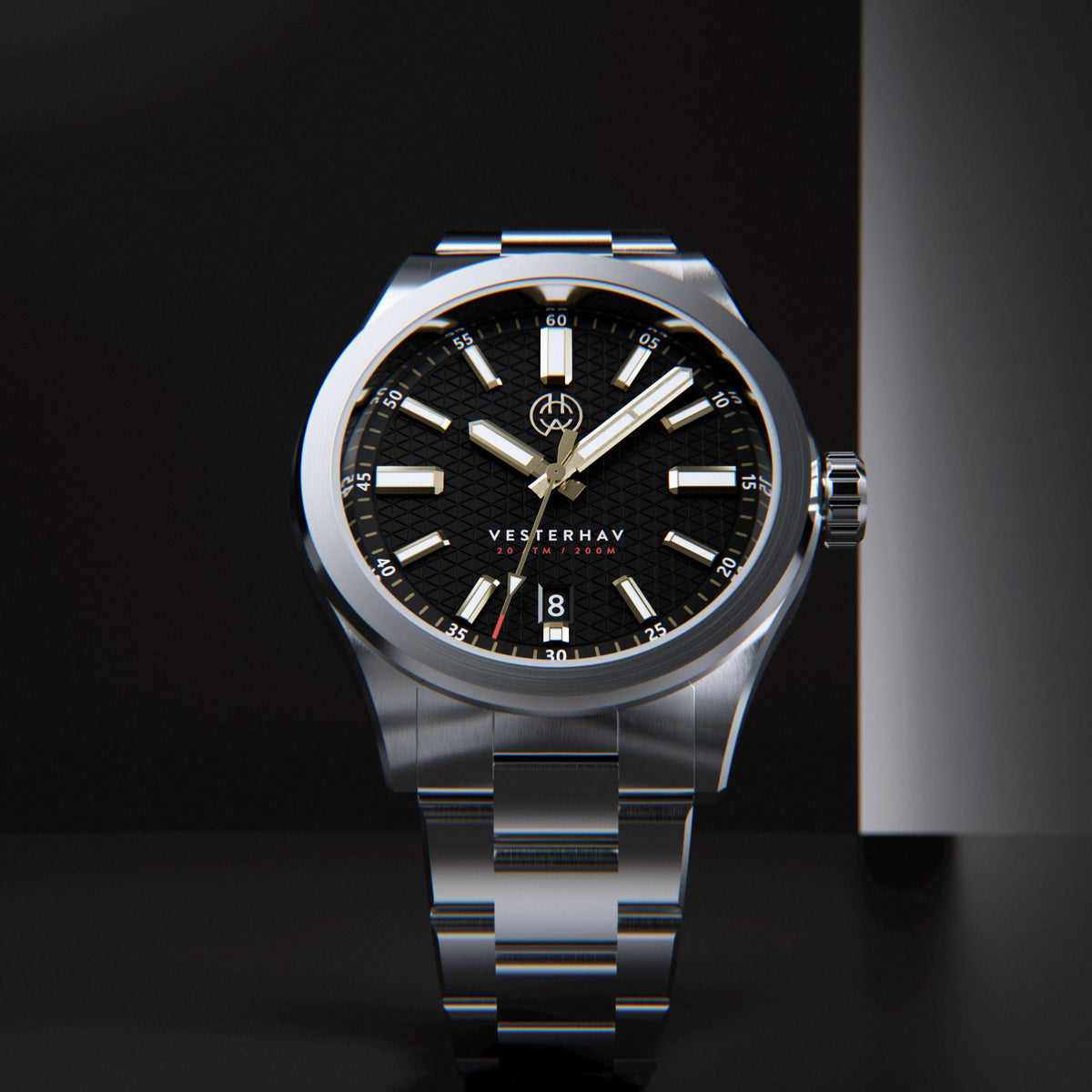 Henry Archer | Vesterhav - Raven - 40mm dial | HAC-VES-RVN-3LI