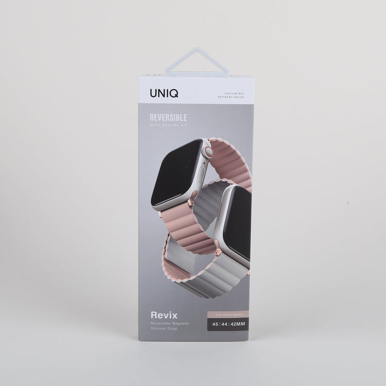 Uniq | Revix reversible pink and beige watch band - Apple Series | REVPNKBEG
