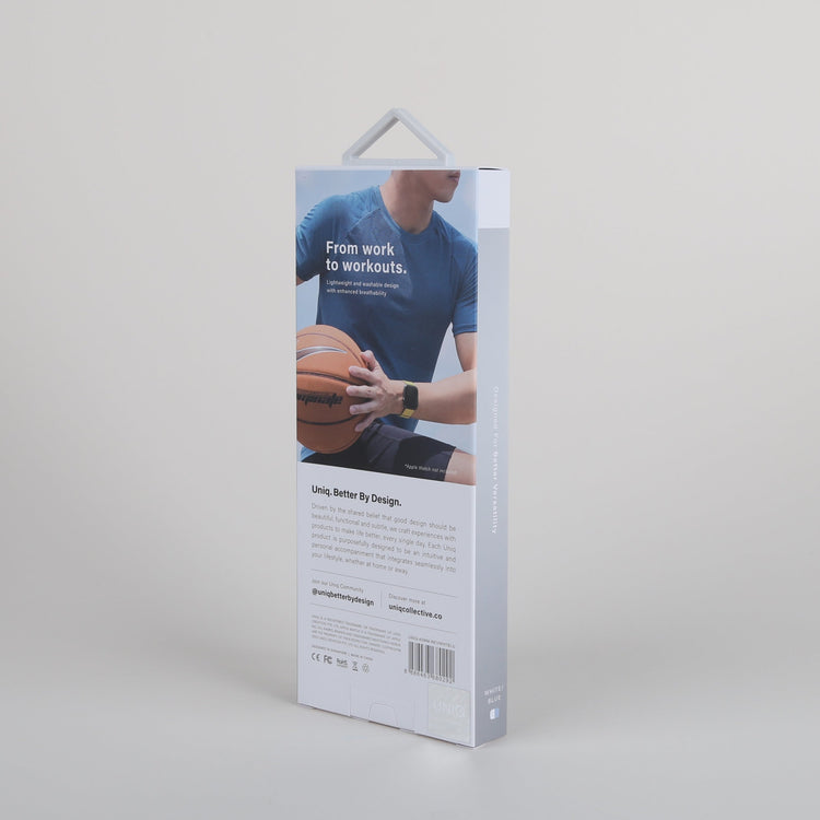 Uniq | Revix reversible white and blue watch band - Apple Series | REVWHTBLU