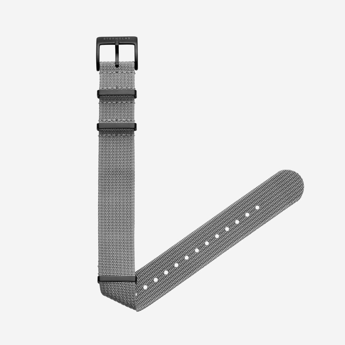 Sternglas | Field 20 stone grey and black watch band | S03-FI03