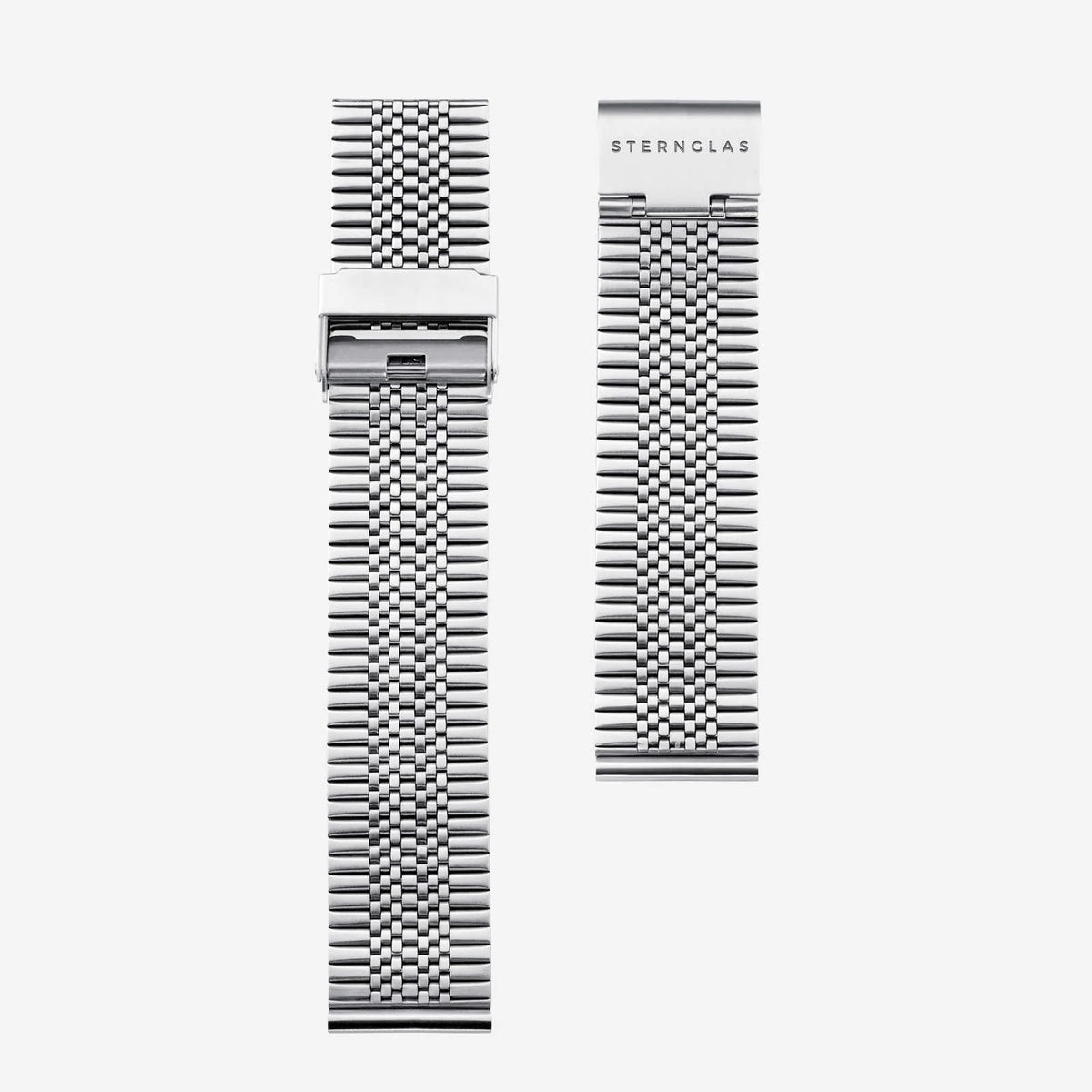 Sternglas | SuperSlim 20 silver watch band | S03-ME08