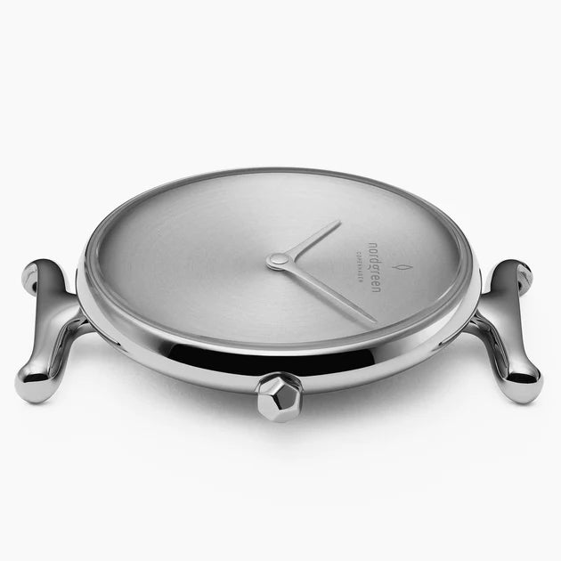 Nordgreen | Unika silver brushed metal 28mm dial | UN28SI5LSGBM
