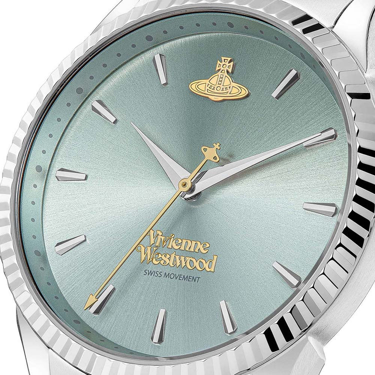 Vivienne Westwood | Seymore green 38mm dial two tone silver gold | VV240LGRSG