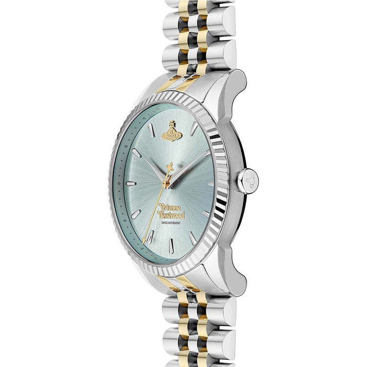 Vivienne Westwood | Seymore green 38mm dial two tone silver gold | VV240LGRSG
