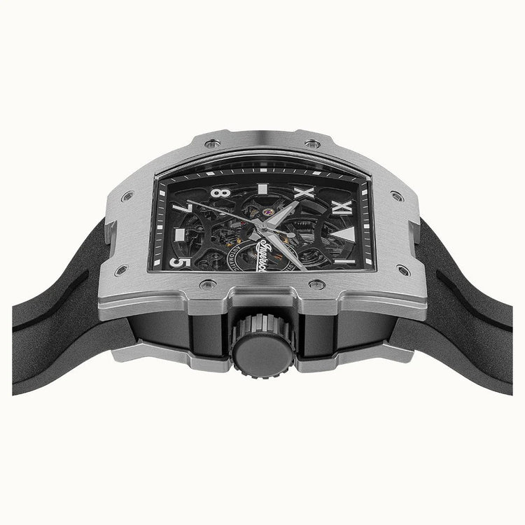Ingersoll | Play Silver 45mm dial black rubber | I15301