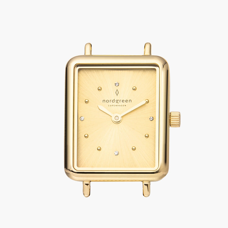 Nordgreen | Allure gold 20mm dial gold mesh | AL20GOMEGOCS