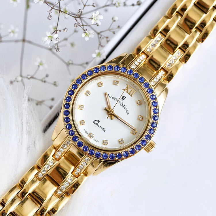 Jacques Du Manoir | Royal gold 30mm dial gift set | BAG.01