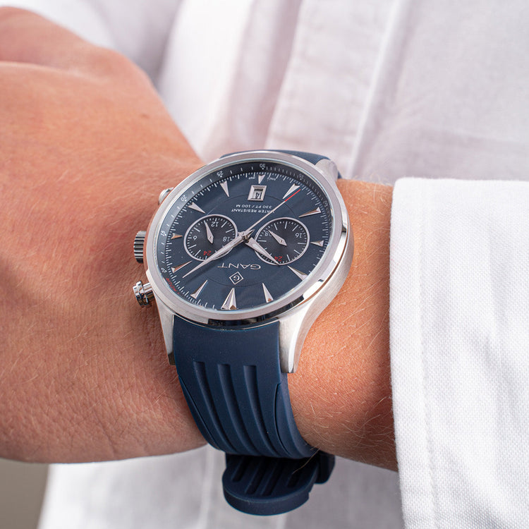Gant | Spencer blue 43mm dial blue rubber strap | G135015