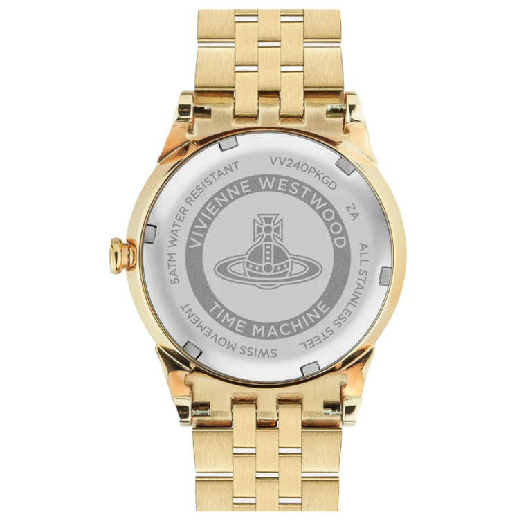 Vivienne Westwood | Seymore pink 38mm dial gold links | VV240PKGD