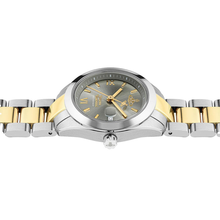 Vivienne Westwood | Fenchurch silver grey 28 mm dial two tone | VV292GYSG