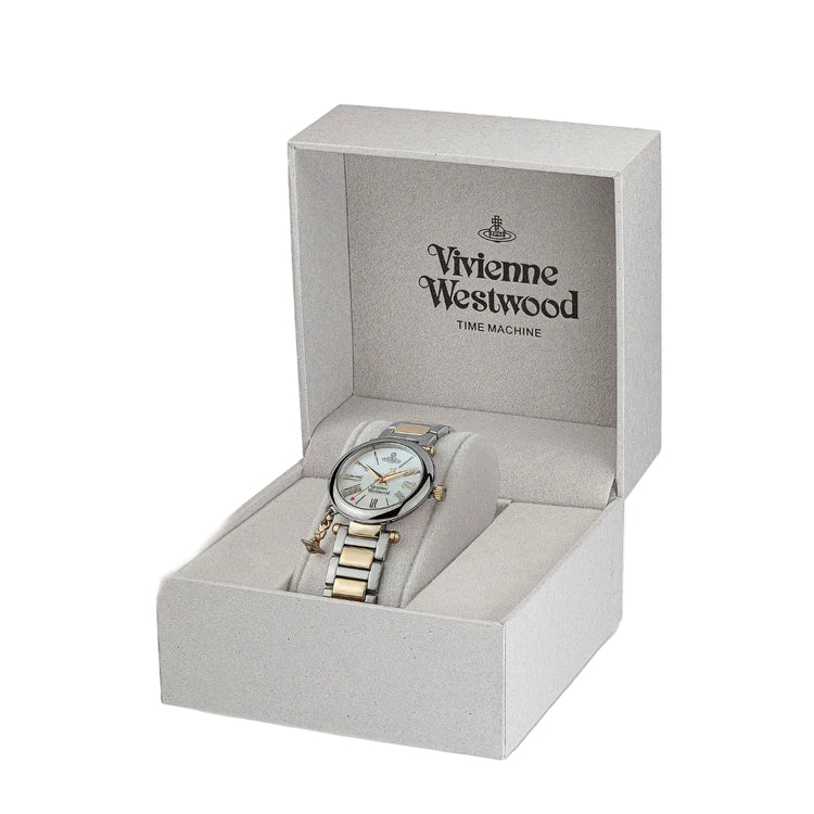 Vivienne Westwood | Mother Orb Two Tone 32mm mother of pearl dial | VV006MOPSG