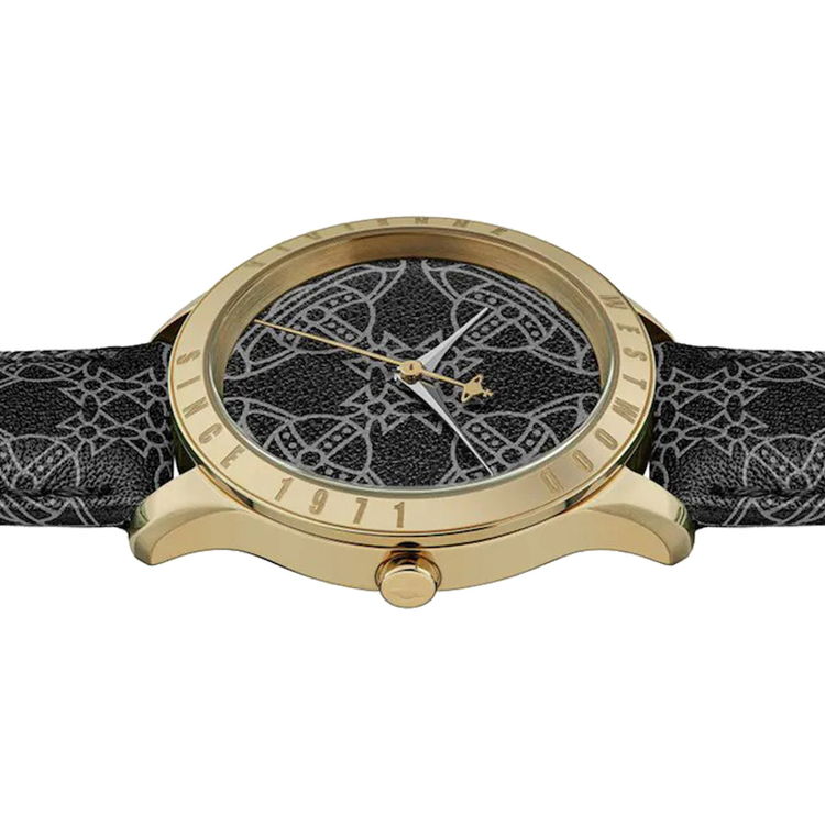 Vivienne Westwood | Berkley black and gold 35mm dial | VV268GDBK