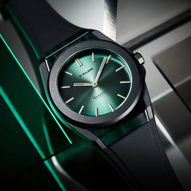 D1 Milano | Carbonlite green 40.5mm dial | CLRJ05