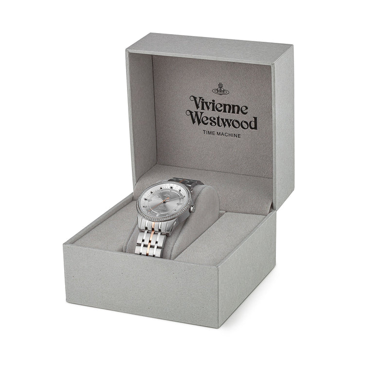 Vivienne Westwood | East End silver two tone 37mm dial | VV262WSSR