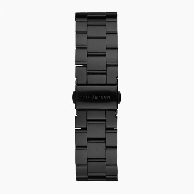 Nordgreen | Philosopher black 40mm dial and black 3-link | PH40BL3LBLBL