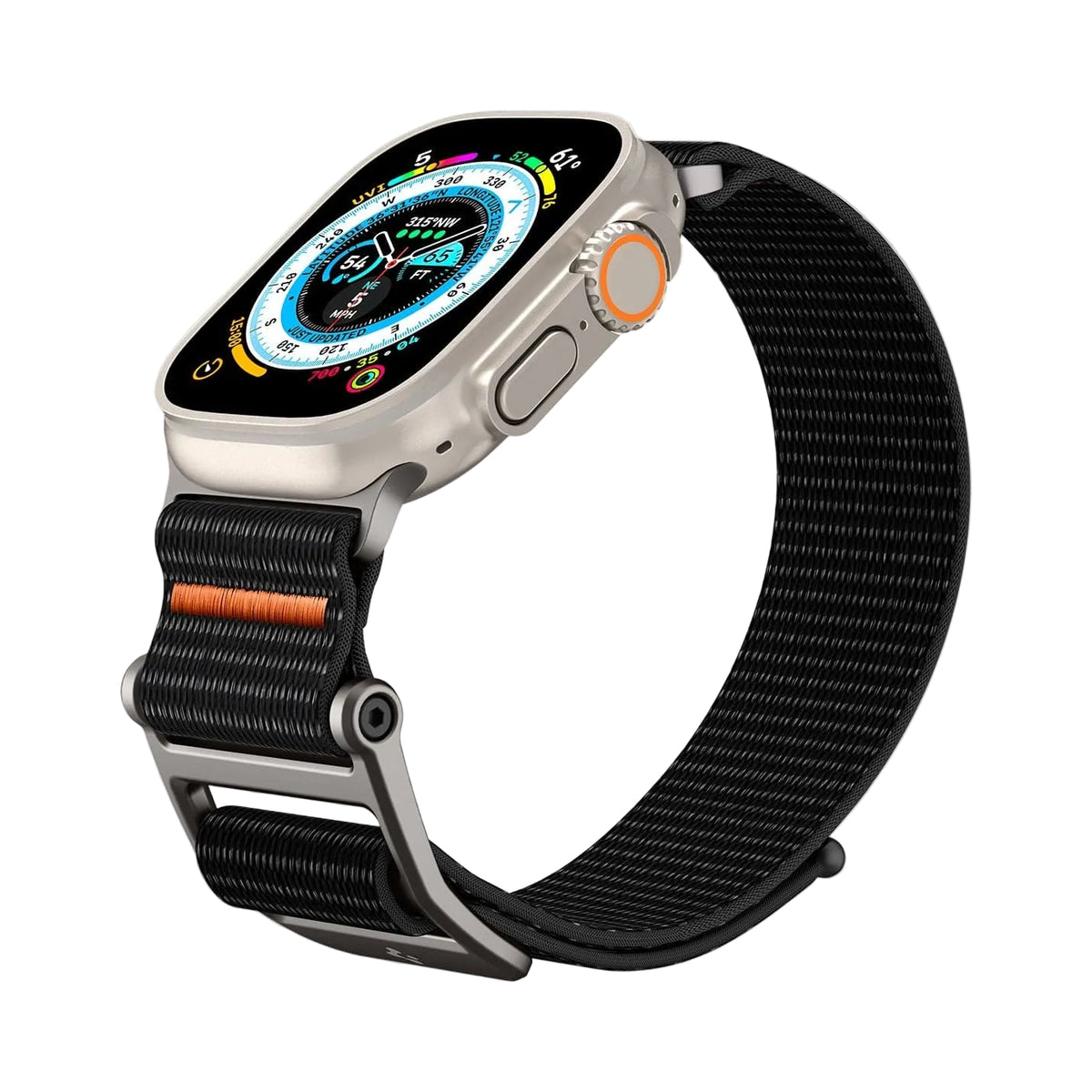 Spigen | DuraPro Flex Ultra black watch band - Apple Series | AMP05981