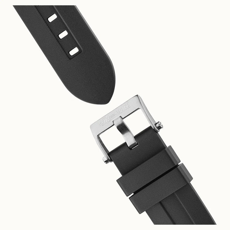 Ingersoll | Play Silver 45mm dial black rubber | I15301