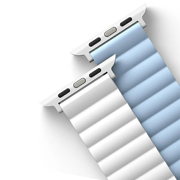 Uniq | Revix reversible white and blue watch band - Apple Series | REVWHTBLU