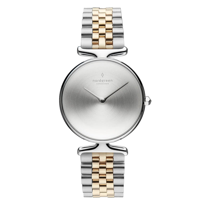 Nordgreen | Unika silver brushed metal 28mm dial | UN28SI5LSGBM