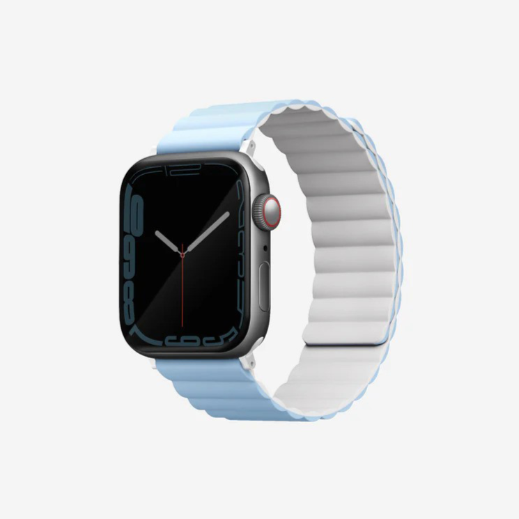 Uniq | Revix reversible white and blue watch band - Apple Series | REVWHTBLU