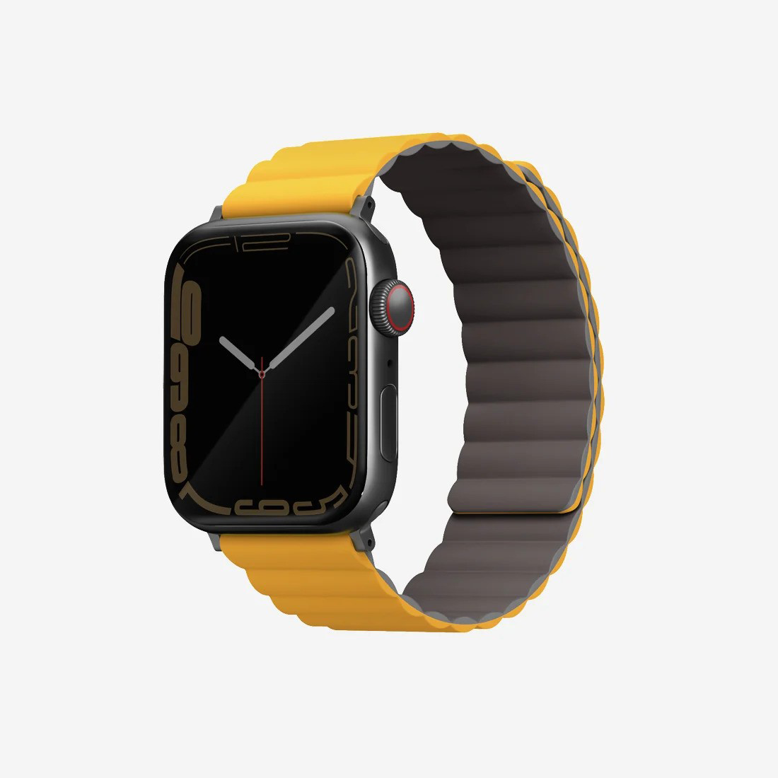 Uniq | Revix reversible mustard and khaki watch band - Apple Series | REVMUSKAK
