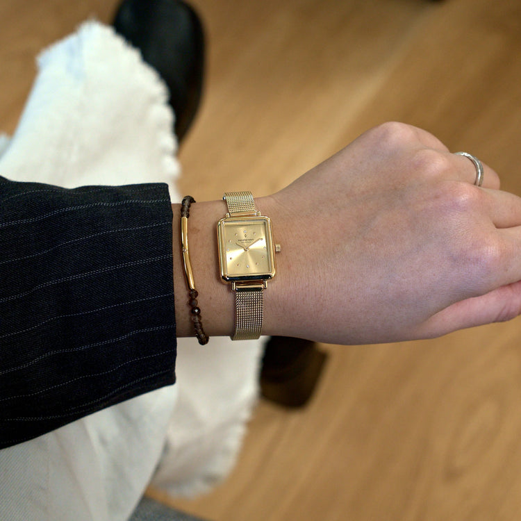 Nordgreen | Allure gold 20mm dial gold mesh | AL20GOMEGOCS