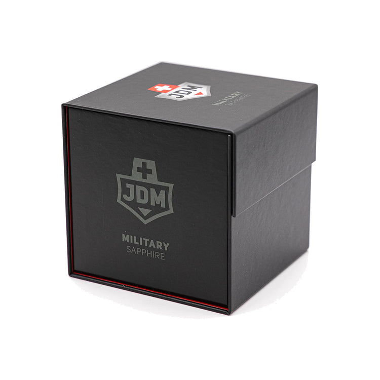 JDM Military | Tango Green 44mm dial black silicon | JDM-WG008-02