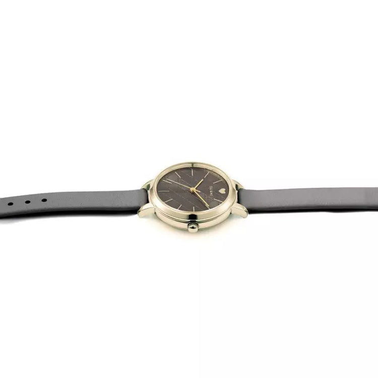 Oui&Me | Petite Amourette gold 32 mm dark grey dial | ME010150